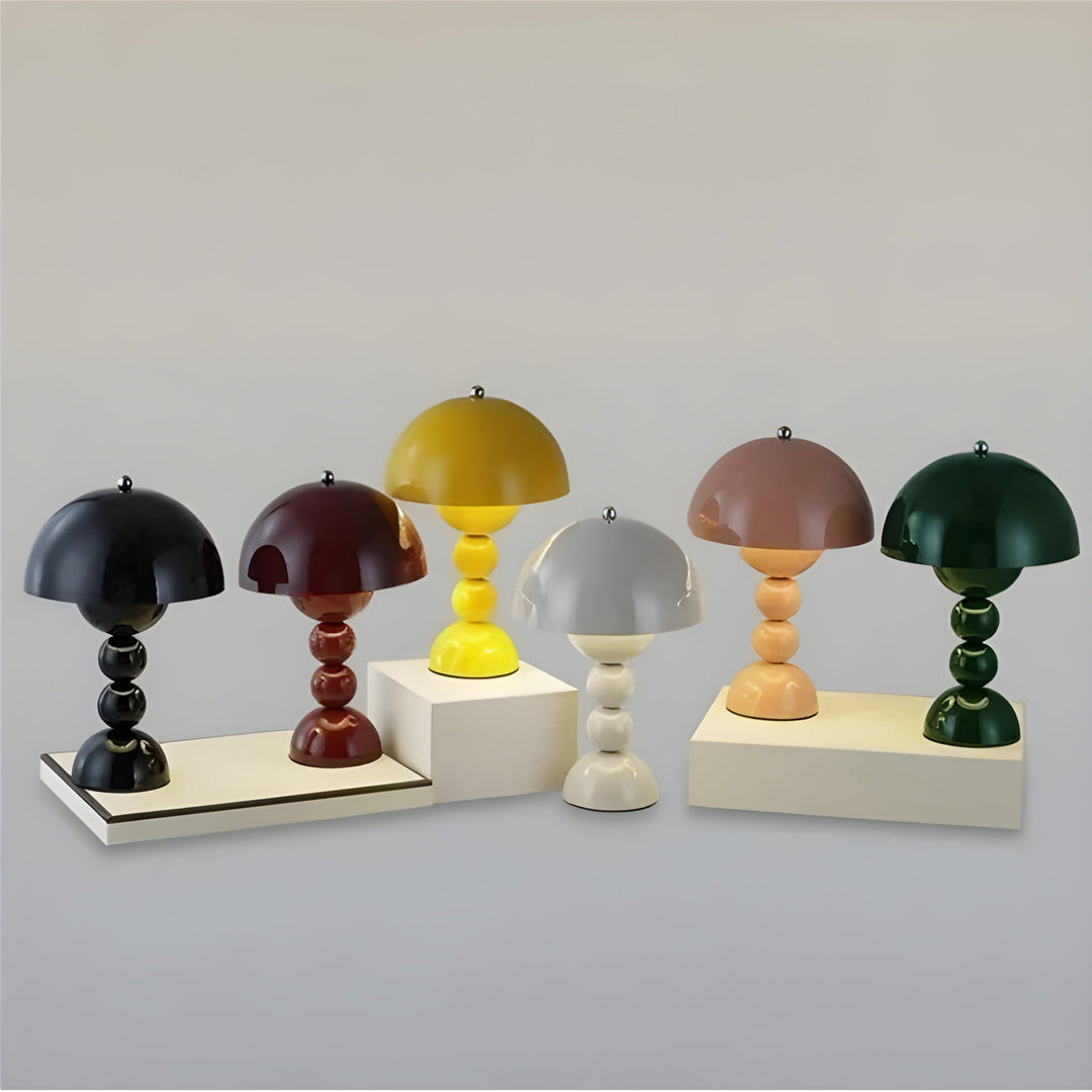Stylish black LED table lamp, Nordic dimmable design, perfect for contemporary homes.