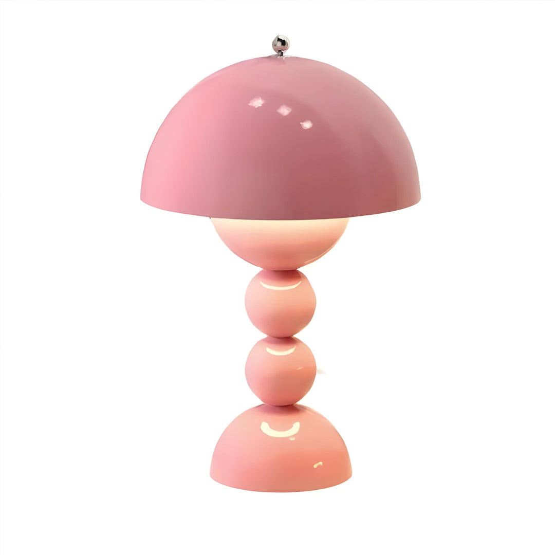 White dimmable desk lamp, minimalist Scandinavian lighting solution.