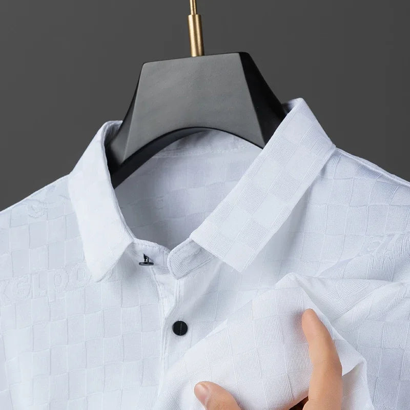 Khaki men's polo shirt, offering everyday comfort and versatile men's fashion.