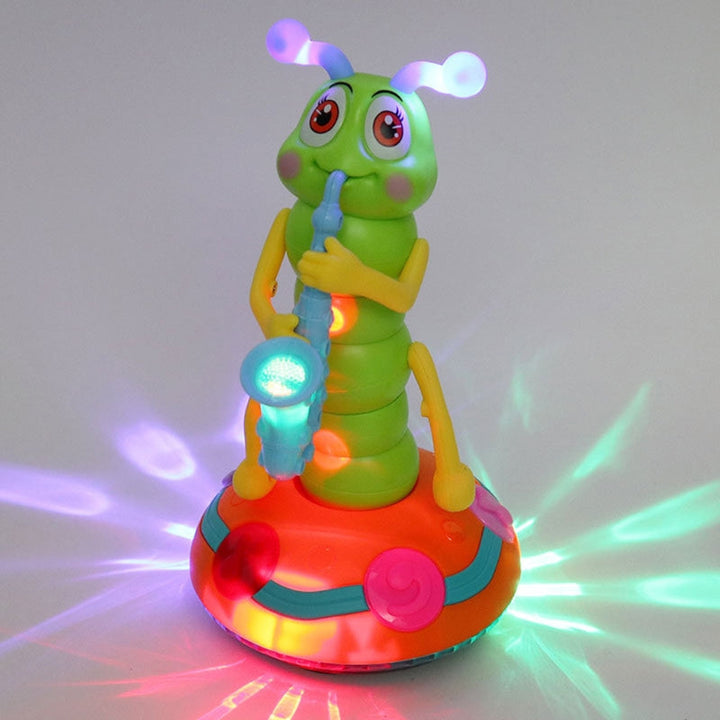 PlayCater musical caterpillar, a vibrant baby toy for sensory stimulation & early childhood learning.