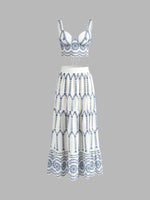 Blue White