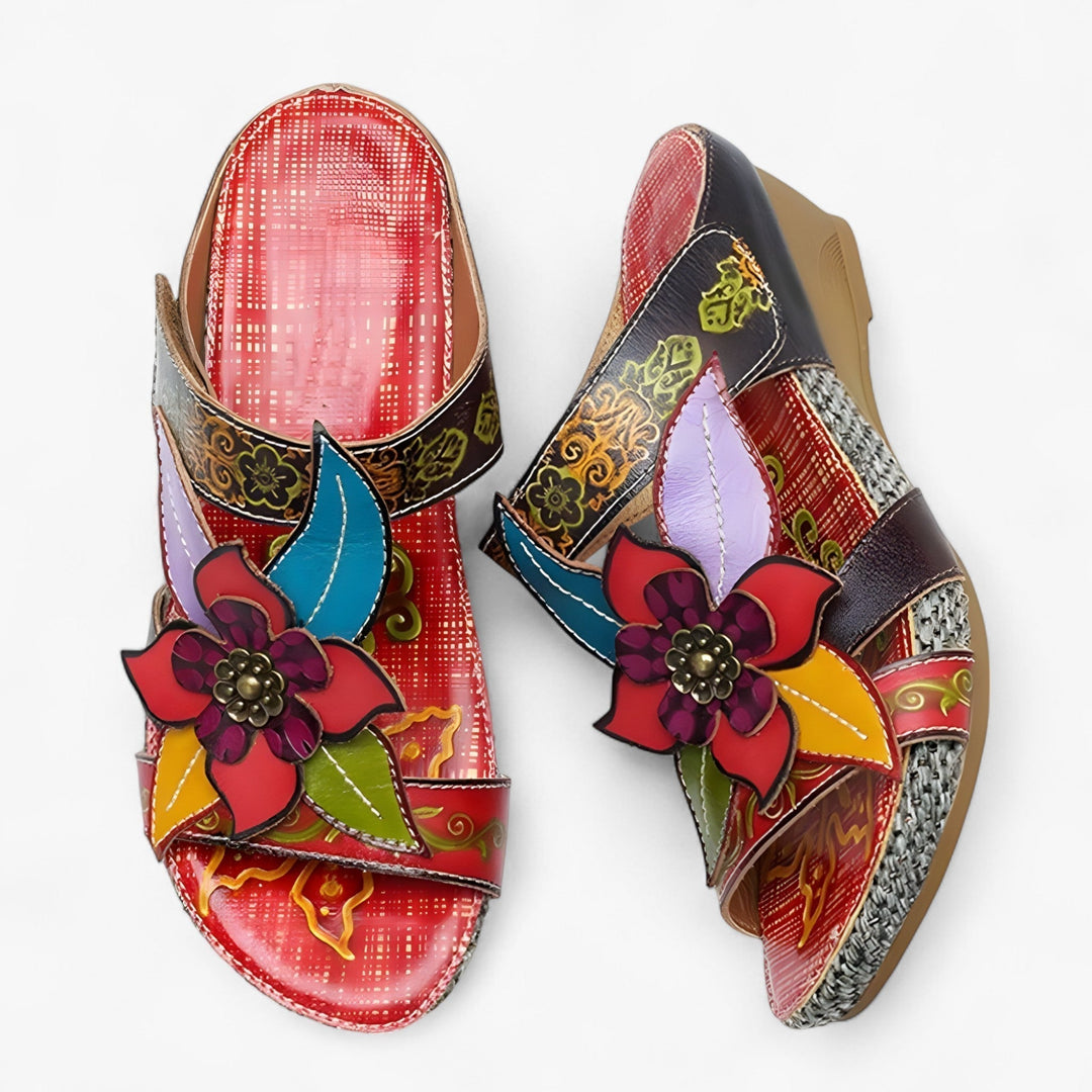 Comfortable women's boho sandals by BohoStep Dolly with intricate braided straps for summer fashion.