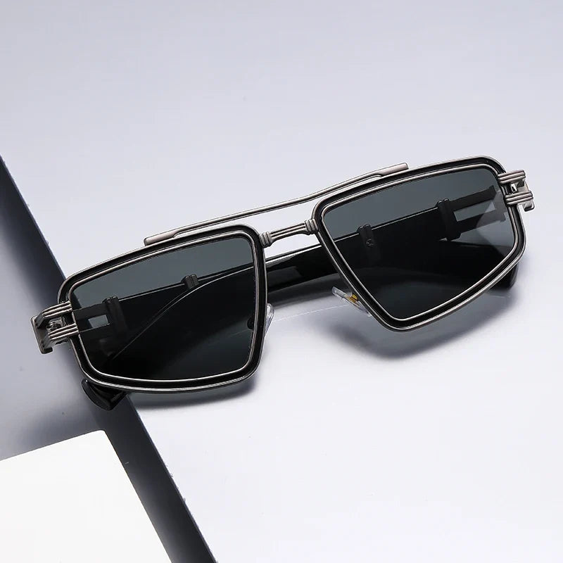 Stylish geometric eyewear for unisex fashion, featuring essential UV eye protection.
