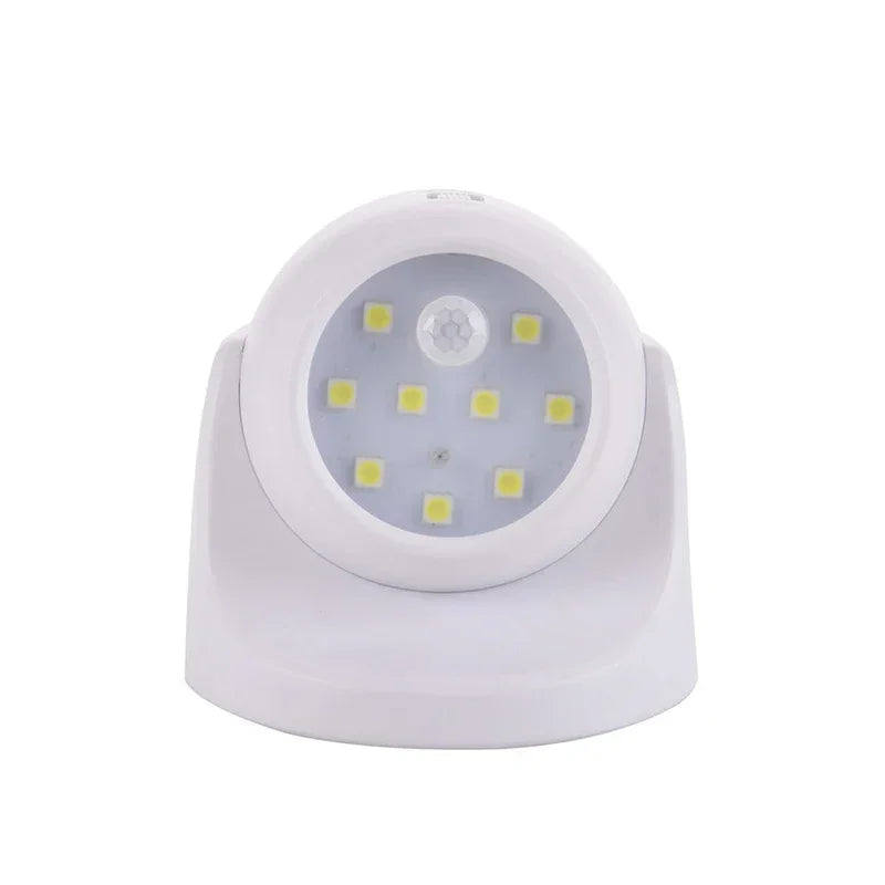 Easy-install, battery-powered BrightGuard wireless motion sensor LED light for home safety & emergency.