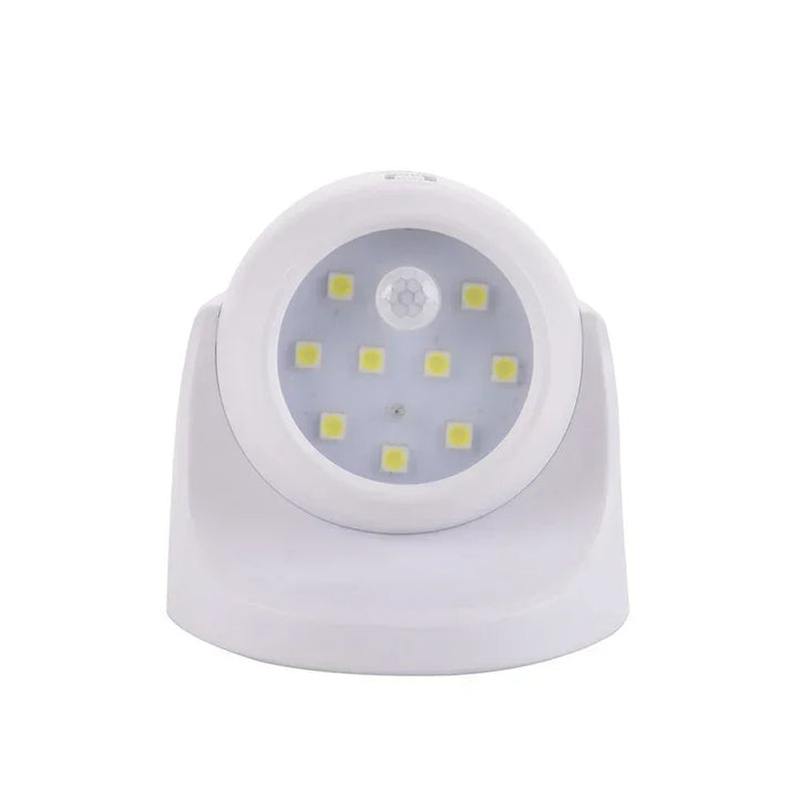 Easy-install, battery-powered BrightGuard wireless motion sensor LED light for home safety & emergency.