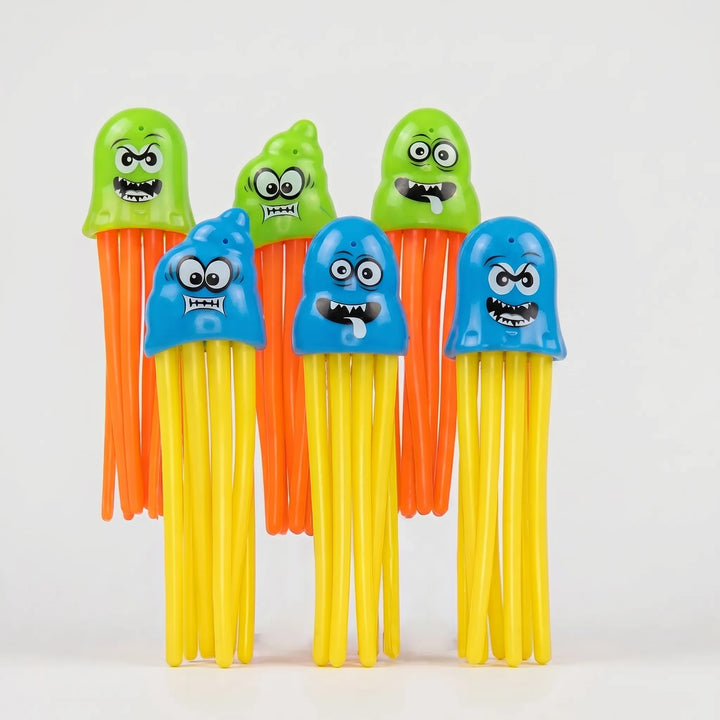 Exciting brightly colored diving toys for kids, ensuring hours of underwater pool fun & play.