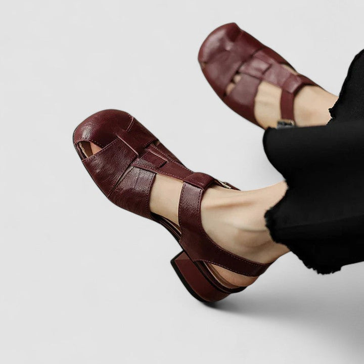 Stylish brown Women's Orthopedic Mary Jane shoes, perfect for all-day comfort and arch support.