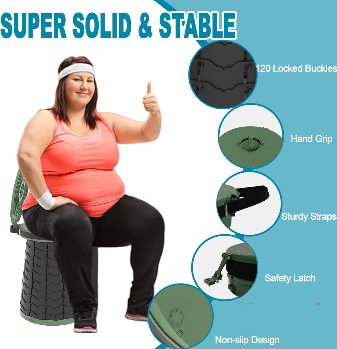 CampMate adjustable portable toilet, providing outdoor comfort and practicality on journeys
