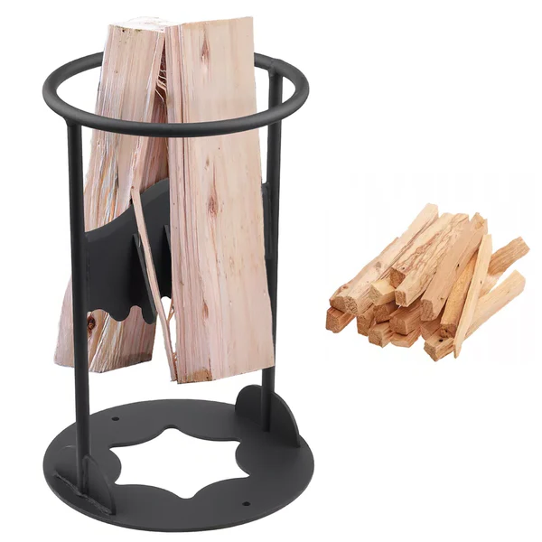 Secure cast iron kindling cracker, ideal for safe wood splitting for fireplaces & fire pits.