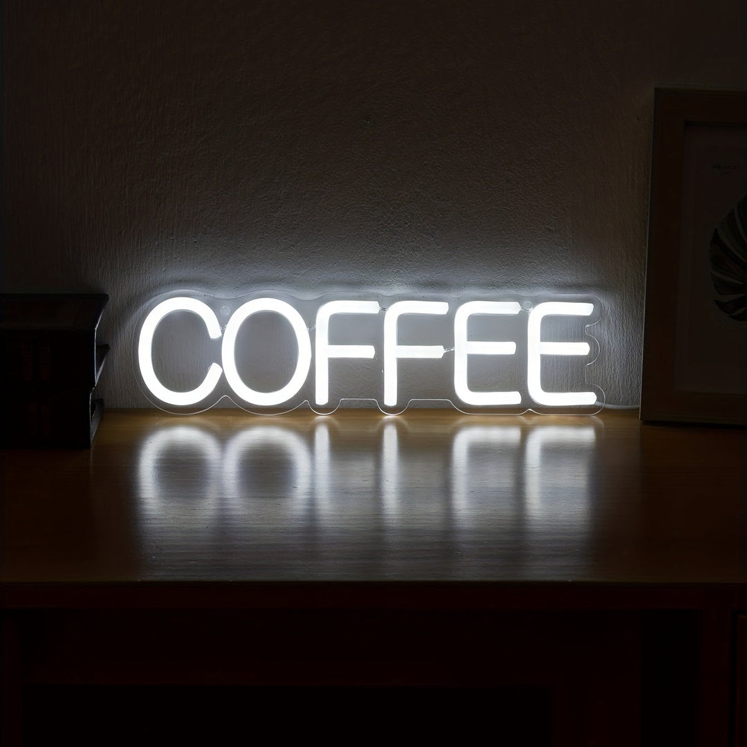 Charming coffee design LED night light, Ella, offering cozy ambiance for modern home decor.