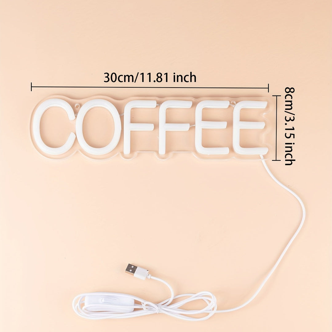 Wall-mounted coffee cup LED night light for bedroom. Provides warm, ambient mood lighting & decorative accent.