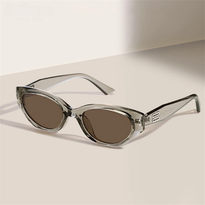 Chic women's cat-eye sunglasses offering UV400 protection for stylish eye care.