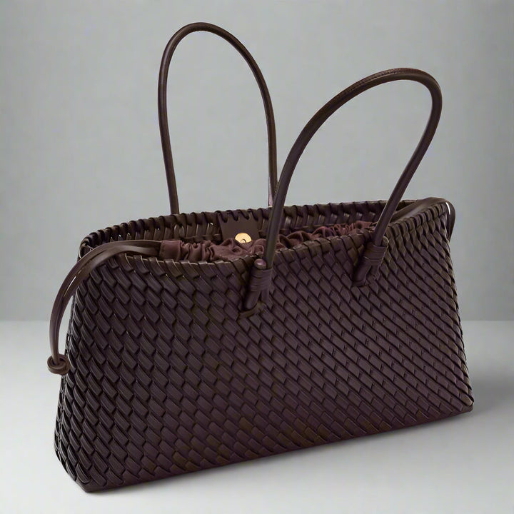 Elegant Wine Red Shoulder Bag for women, a stylish everyday carry accessory.
