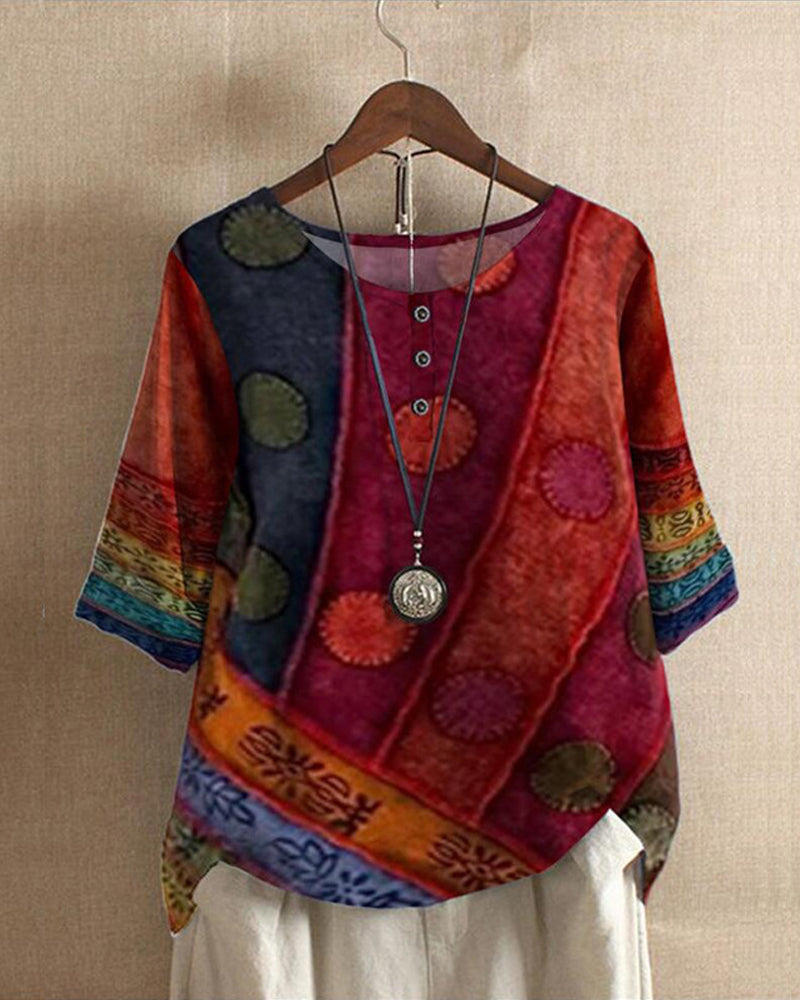 Chic women's fashionable long sleeve top for versatile everyday wear & summer style. Comfortable modern ladies fashion.