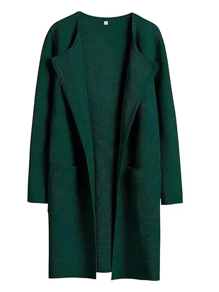 Elegant women's comfy cardigan, a versatile piece for fashionable layering.