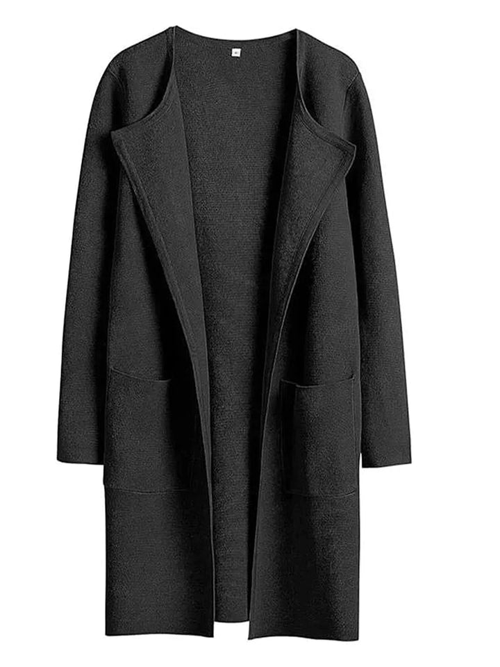 Women's versatile knitwear cardigan, comfy & stylish for effortless layering.