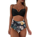 Black/Flowers