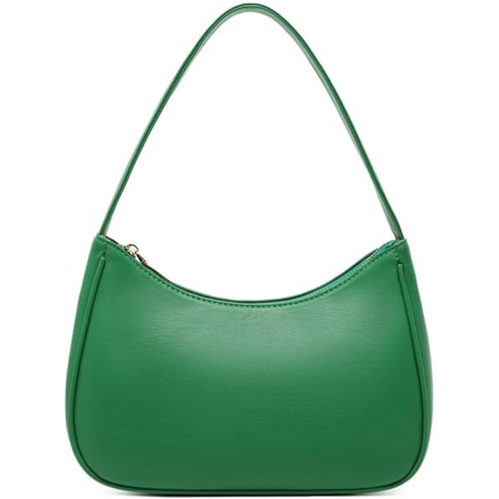 Elegant women's compact hobo bag, perfect as a clutch or shoulder bag with a zipper entry.
