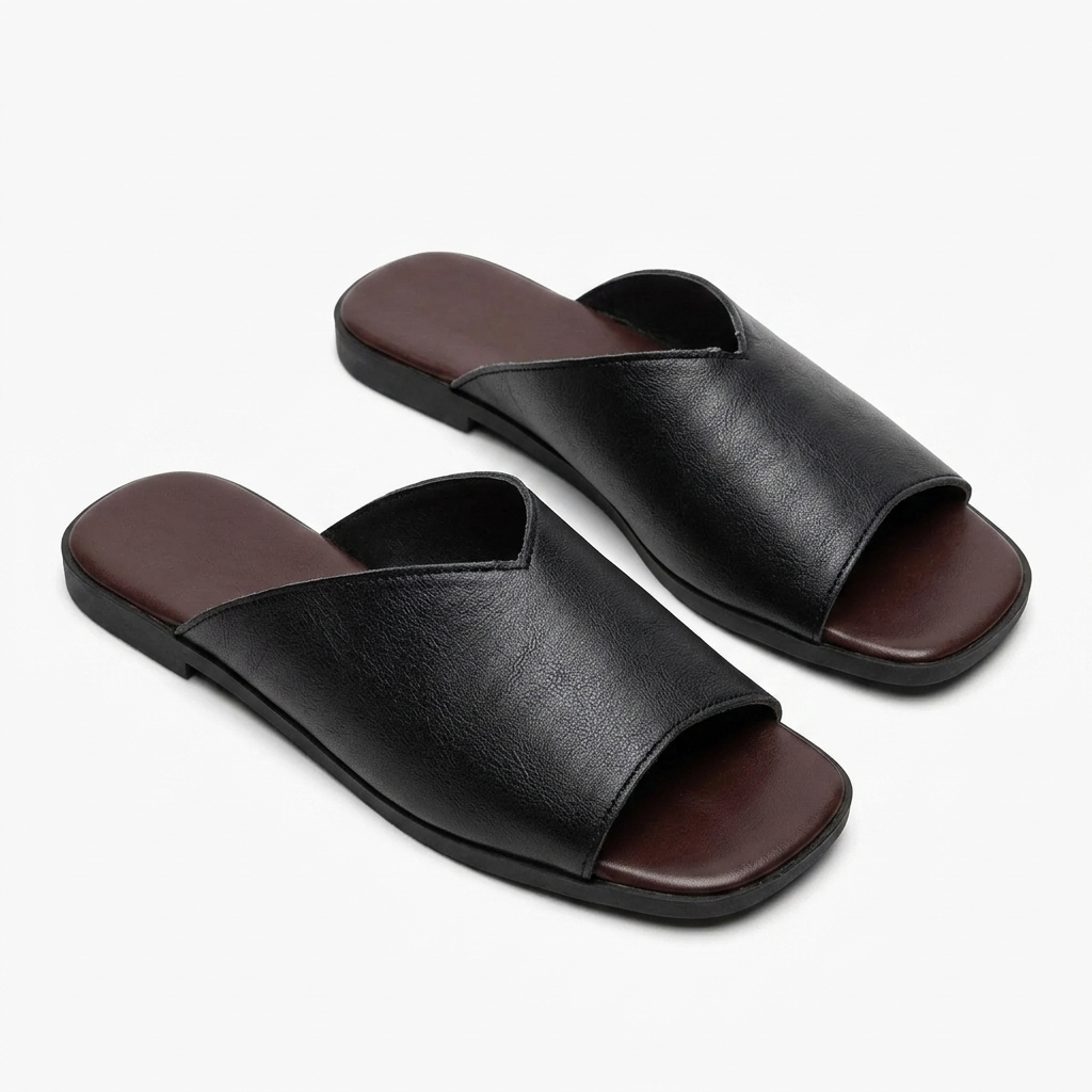 Comfortable open-toe flats for women, lightweight summer shoes for effortless casual style.