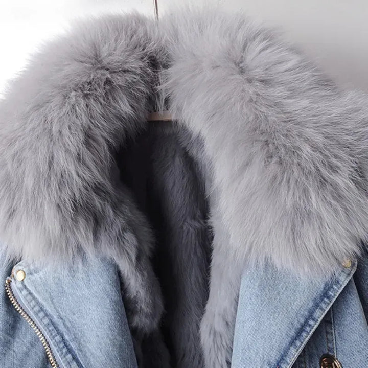 Versatile women's plush jacket, a chic outerwear for any season. Soft, stylish, and perfect for fashion.