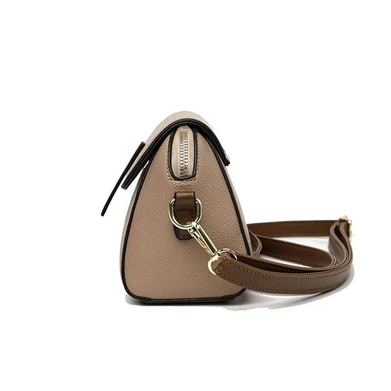 Sophisticated women's vegan leather shoulder bag, perfect mini crossbody.