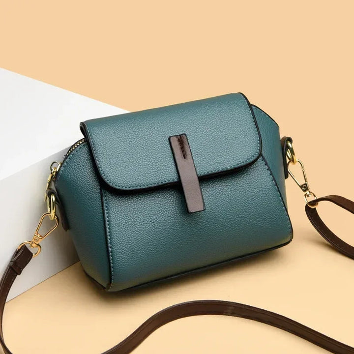 Everyday vegan leather crossbody purse for women, featuring a slim design.