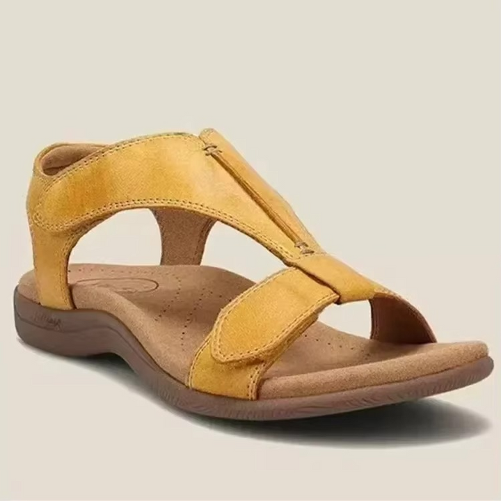 Chic women's wedge sandals for summer, offering all-day comfort with arch support.