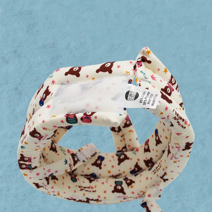 Protective cap for baby head protection during crawling and walking. Essential child safety gear.