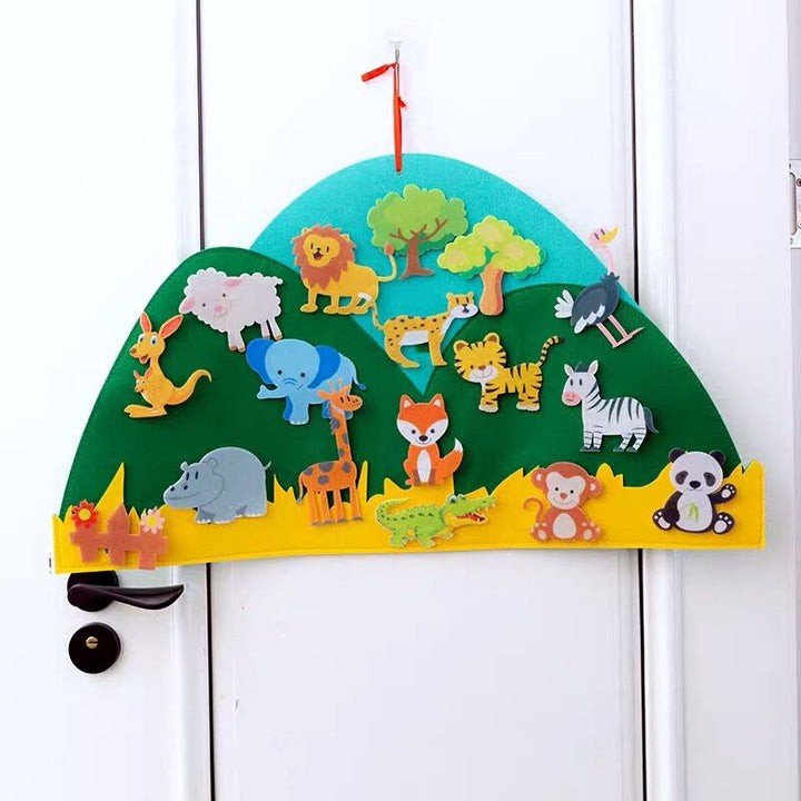 Perfect children's gift: Animal Adventure DIY Felt Board promotes creative, screen-free educational play.
