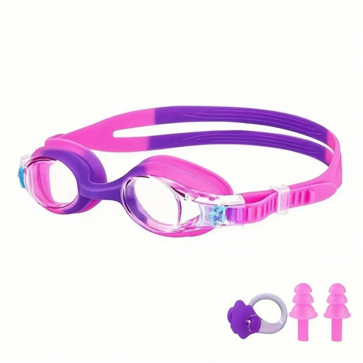 Junior swimwear accessory: anti-fog swim goggles for comfortable and clear pool swimming.