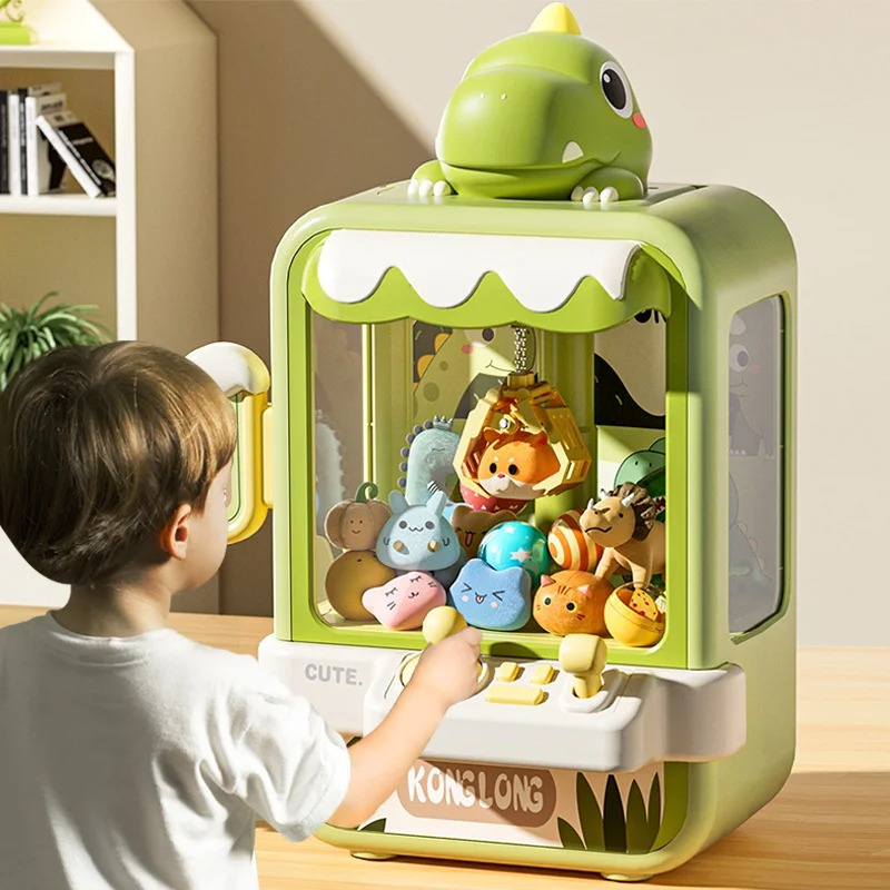Children's Arcade Claw Machine with prizes. Fun interactive skill game & prize grabber toy for kids.