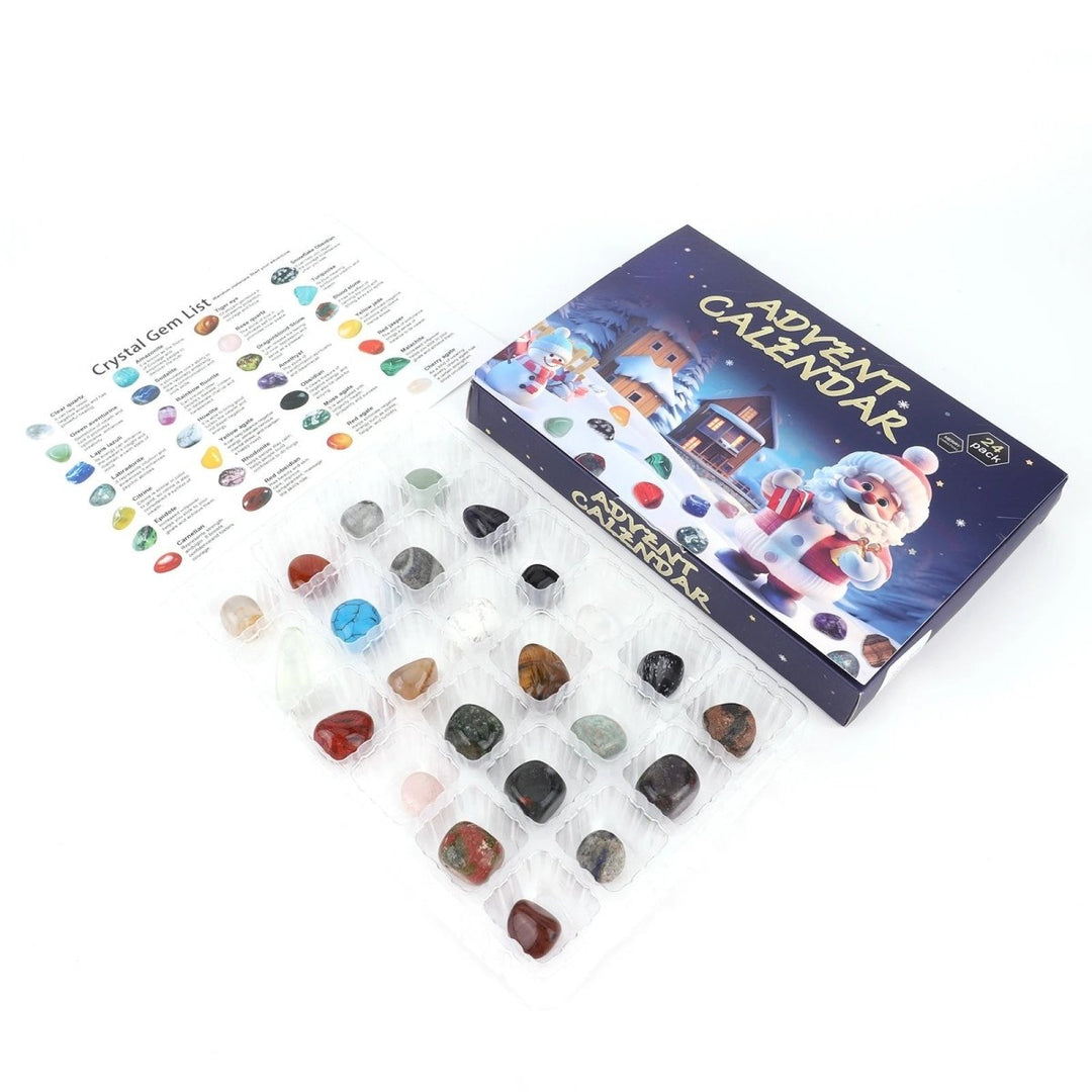 Holiday gift: Children's gemstone excavation advent calendar. Fun Christmas activity & educational toy.