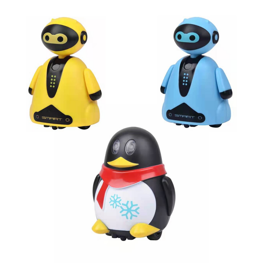 CreatoBot: a fun line-following robot toy, perfect for children's creative & educational play.