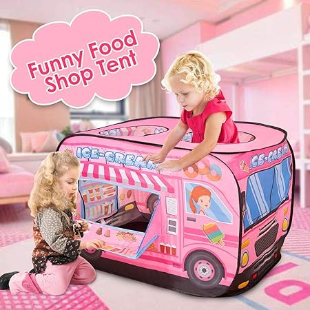 Children's pop-up playhouse, ImaginationHub, for creative indoor & outdoor fun. Easy assembly kids fort.
