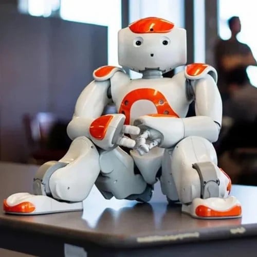 Educational STEM robot toy for kids, promoting programming skills & interactive fun.