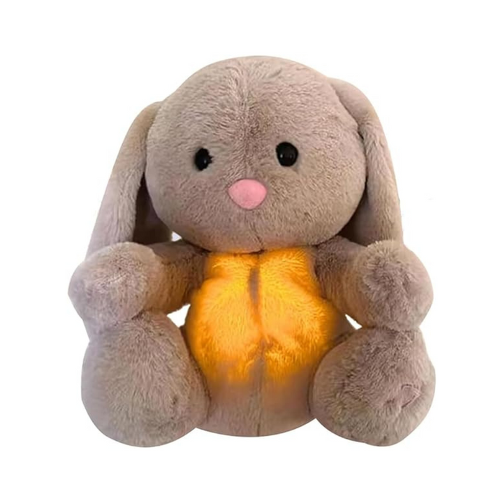 Gentle breathing plush for children, a soft sleep aid & calming toy promoting peaceful, anti-anxiety bedtime.