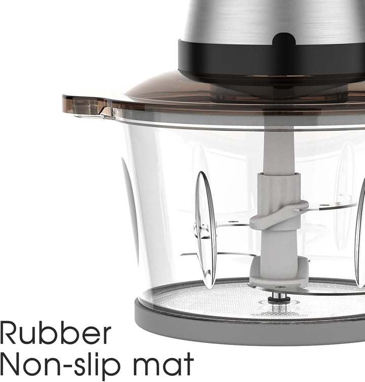 Modern kitchen appliance: ChopPro electric food processor with intuitive touch screen display