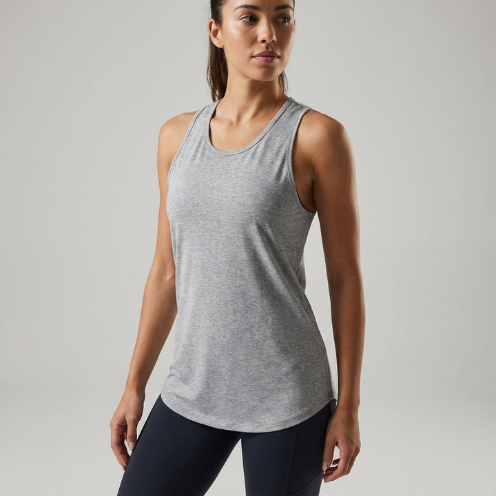 Sleeveless sports top for women, Claire elastic fabric for gym workouts and active lifestyles