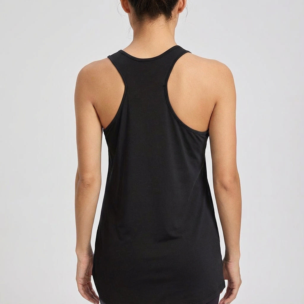 Casual sleeveless tank top for women, Claire elastic fabric perfect for activewear and everyday comfort