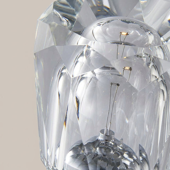 Decorative Crystal Style LED Table Lamp by Clarevo, perfect for modern home decor and ambient light