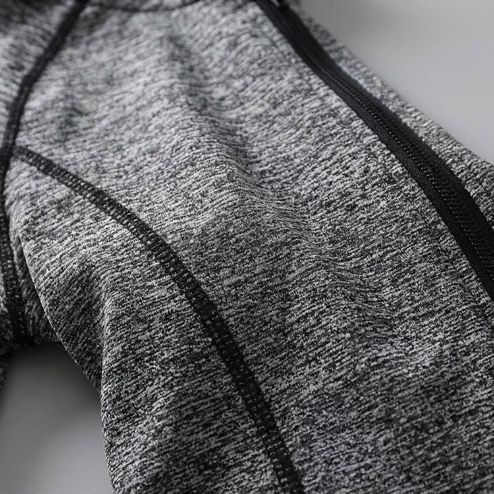 Women's Clarissa lightweight cotton blend jacket, perfect sportswear with a hood.
