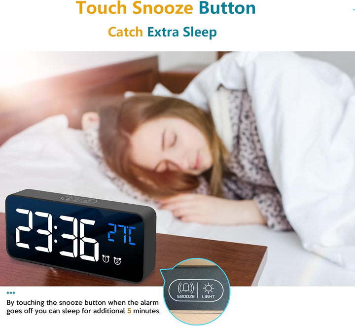 Claryon digital clock, 19 reminders for daily tasks and routines