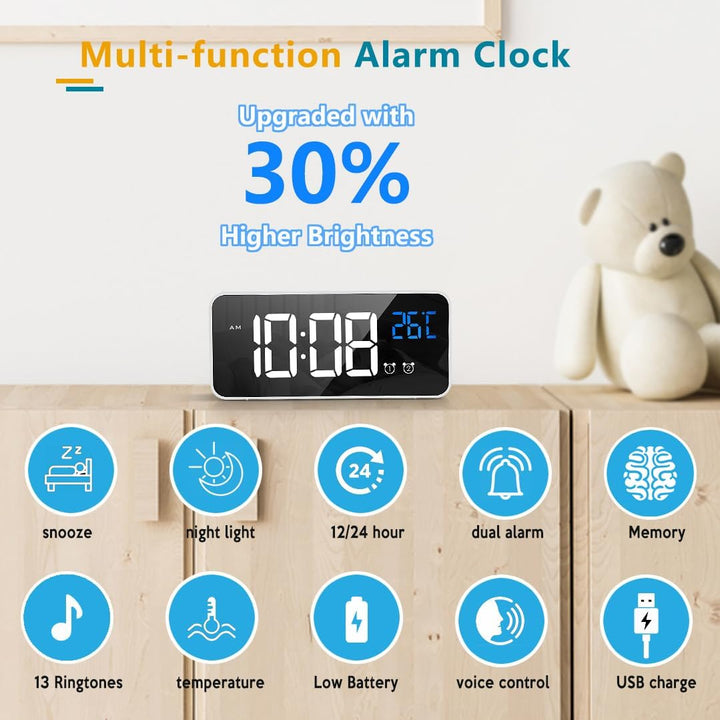 Dementia aid digital day clock, helping users track days and events