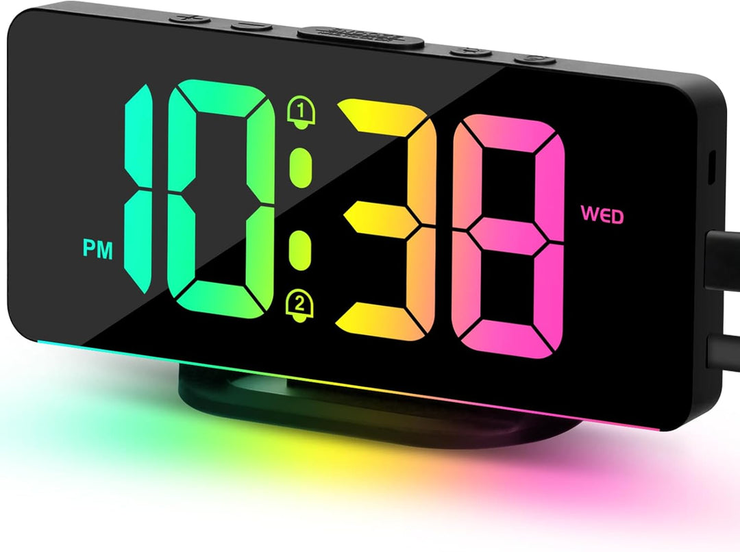 11.5-inch digital calendar day clock with multilingual options and reminders