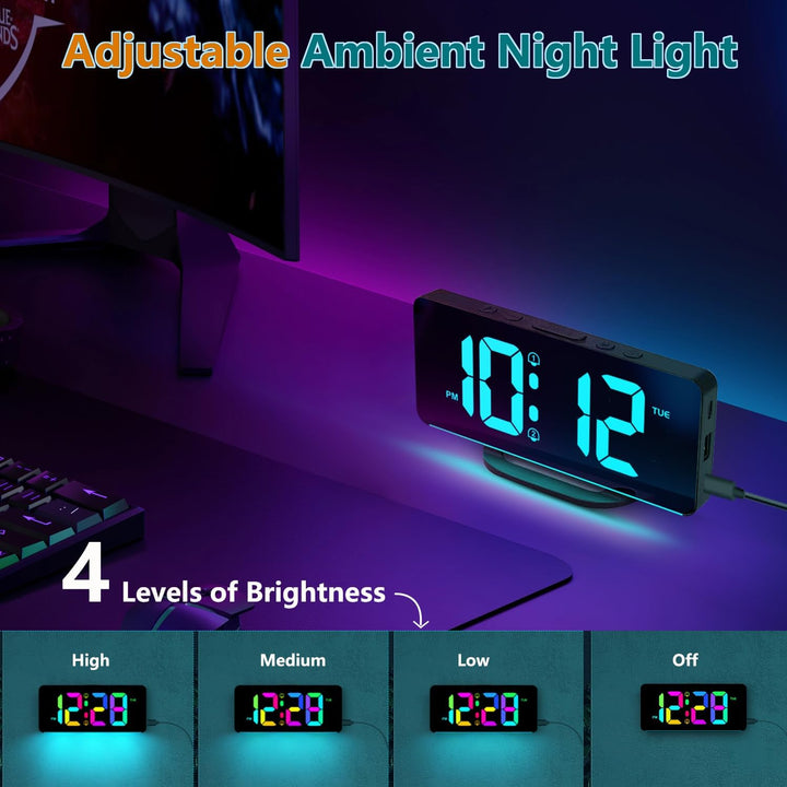11.5-inch digital calendar day clock for improved time management