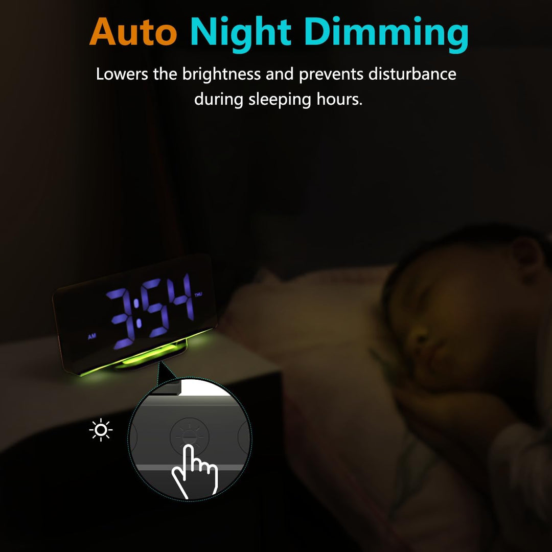 Senior care digital day clock, providing comfort and organization