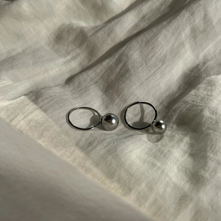 Classic adjustable pearl ring featuring a freshwater pearl on sterling silver band for women.
