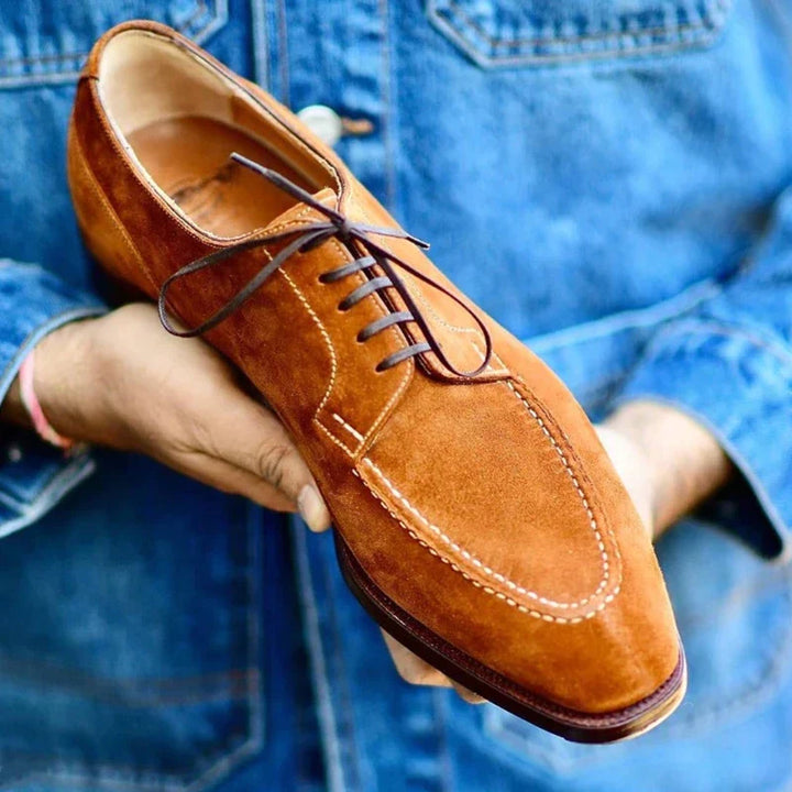 High-quality Men's Classic Oxford dress shoes with sleek design, perfect for elegant & professional attire.