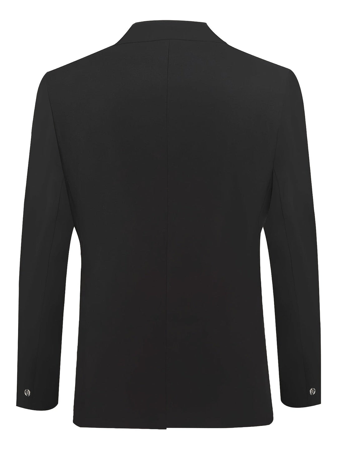 Versatile men's black blazer, effortlessly elevating formal, business, and smart casual looks.