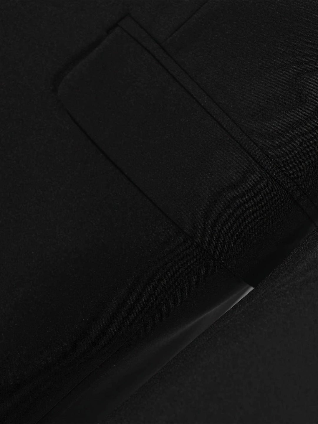 Refined black men's blazer, ideal for a sleek business casual or formal appearance, boosting your confidence.